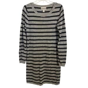 Banana Republic Italian Wool Cashmere Blend Sweater Dress Size Large Comfy Cozy
